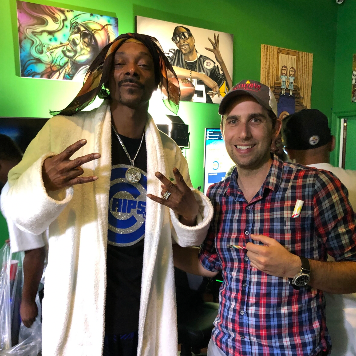 Hanging with Snoop Dogg